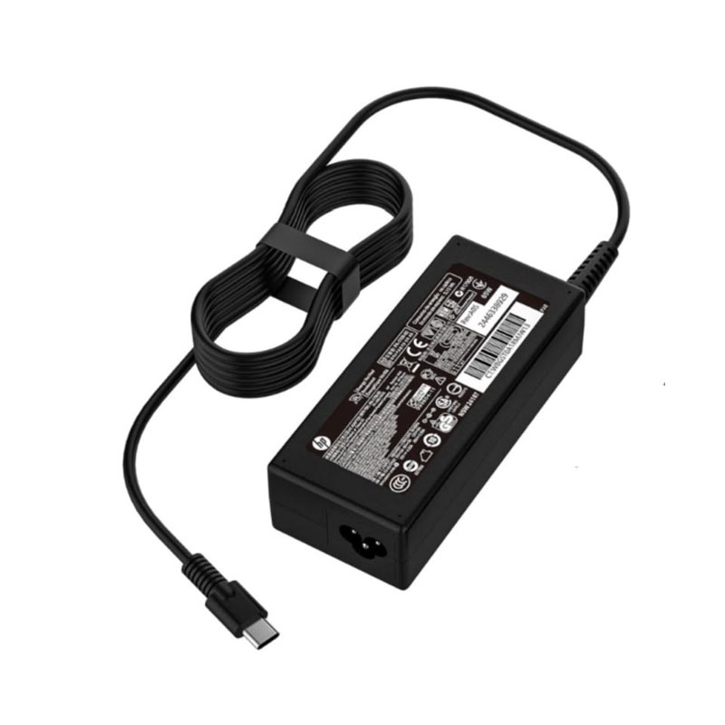 Chargeur ordinateur Hp 65w type c carrée