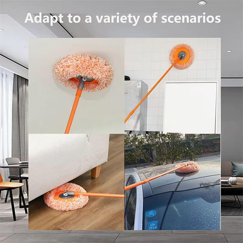 Balai avec Manche Rétractable – Nettoyage Mur, Plafond, Sol, Voiture…