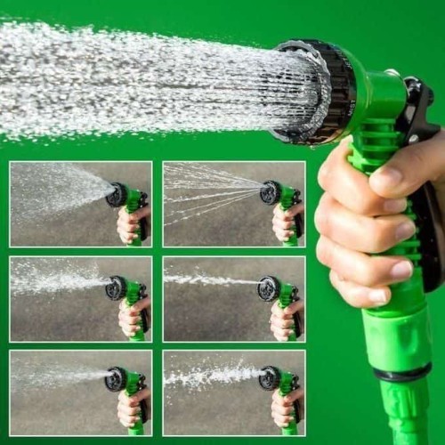 Tuyau Extensible 60 m avec Pistolet Multi -Jets et Adaptateurs