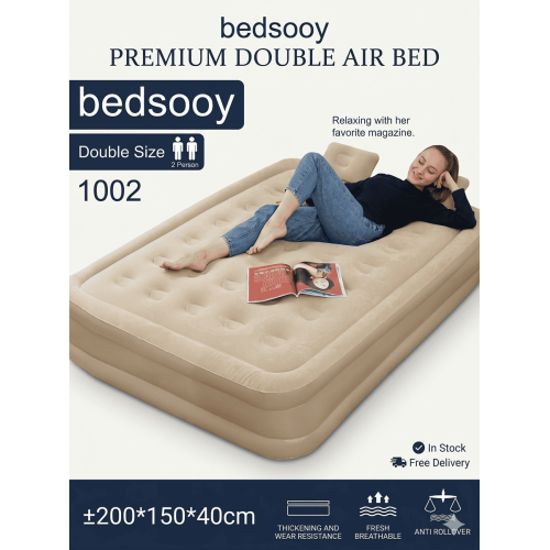 Matelas Gonflable Électrique 200x150x40cm