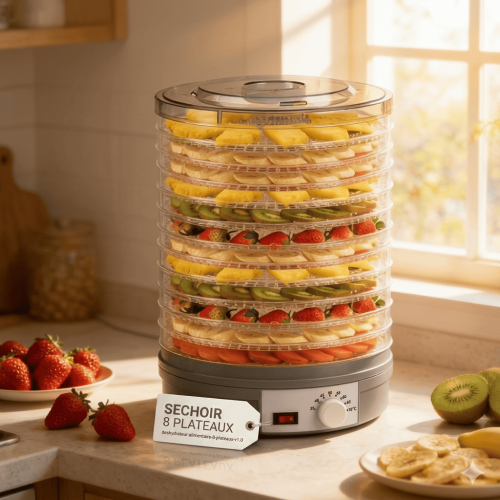 Déshydrateur Alimentaire 8 Plateaux Puissant
