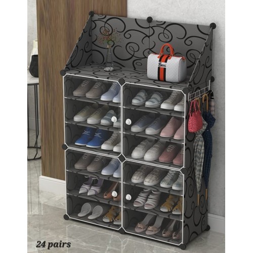 Étagère à Chaussures Modulable 24 paire