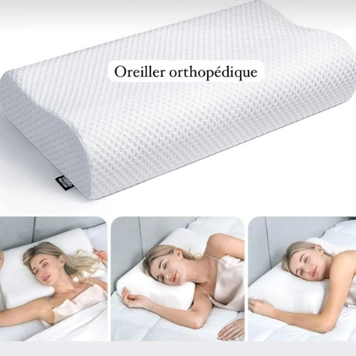 SET DE 2 OREILLERS ORTHOPEDIQUES