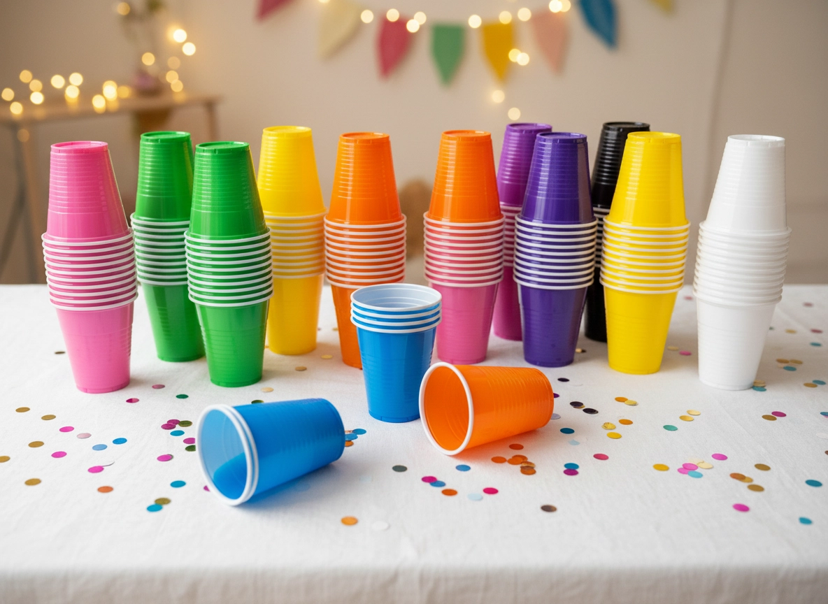 GOBELETS JETABLES ASS COULEUR 50 PIECES