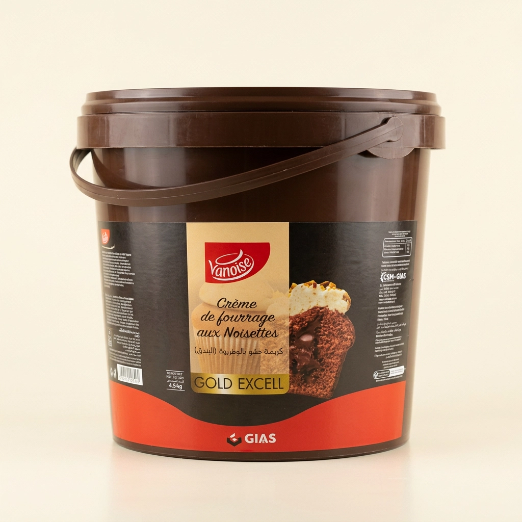 VANOISE CREME DE FOURRAGE AUX NOISETTES GOLD EXCEL 4.5KG