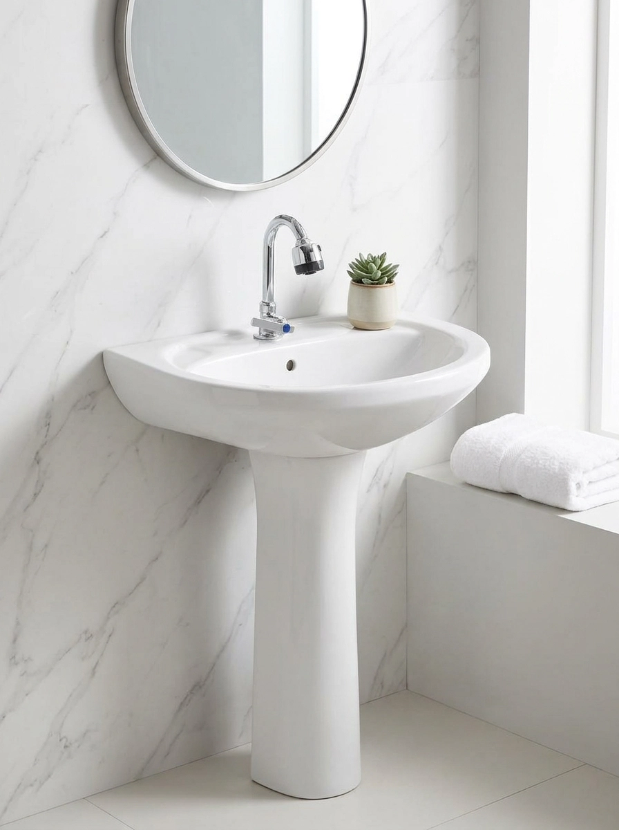 LAVABO COLONNE CERAMIQUE