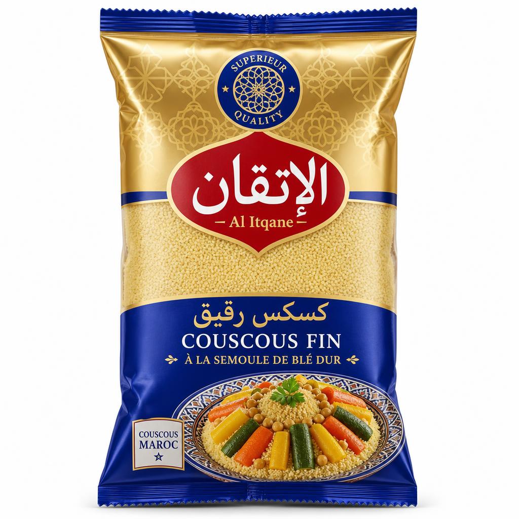 COUSCOUS FIN - SEMOULE DE BLE DUR 1KG