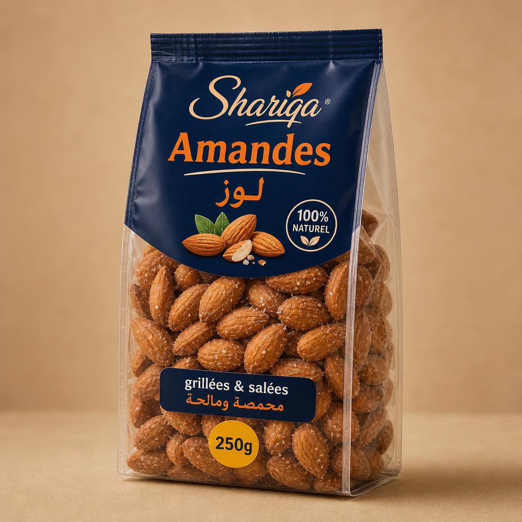 AMANDES GRILLEES ET SALEES 250G