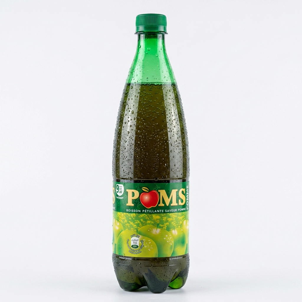 POMS BOISSON PETILLANTE POMME 1L