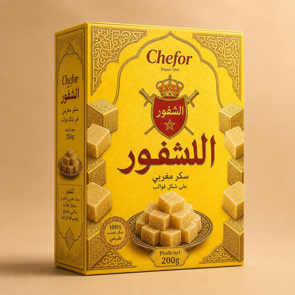 LINGOTS DE SUCRE CHEFOR 200G