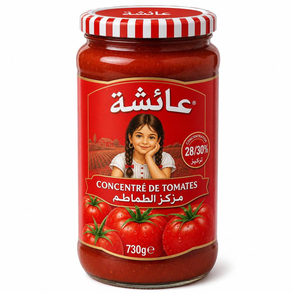 TOMATES CONCENTREES AICHA 730G