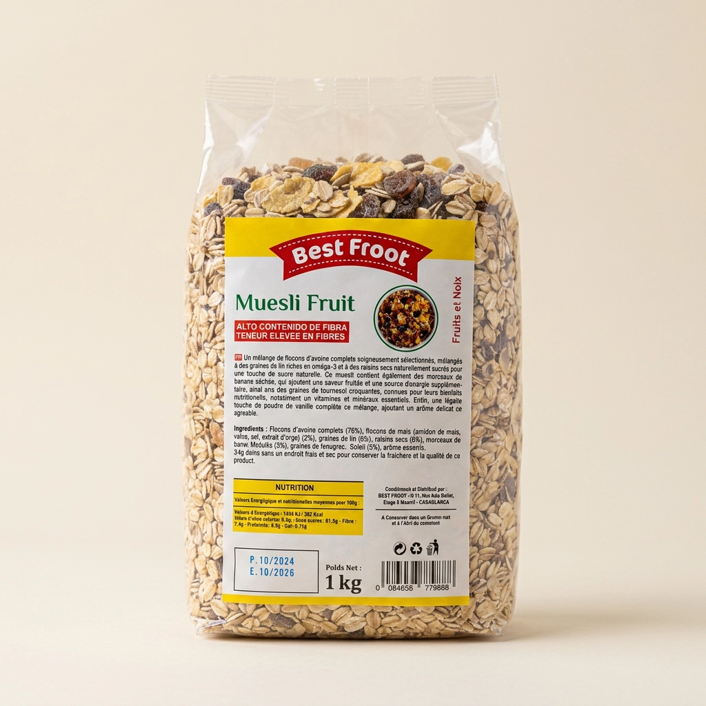 MUESLI FRUIT BEST FROOT 1KG
