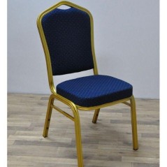 Chaise de cérémonie de qualité premium - Bleu Doré