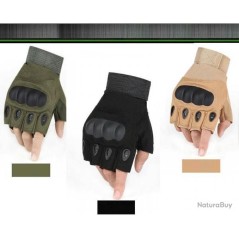 Gants Sport Militaire Tactique Vélo Airsoft Outdoor Noir