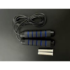 Corde à sauter avec poignées en mousse