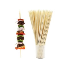 Lot de Piques Pour Brochette De Barbecue En Bois