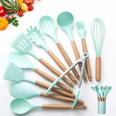 Ensemble ustensile de pâtisserie en silicone 12 pièces