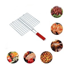 Grille Rectangulaire Barbecue - Double Face - 45 x 45cm
