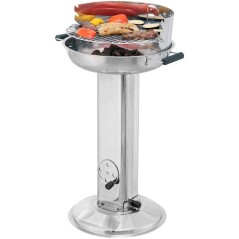 Barbecue à charbon Tepro »gril à colonne en acier inoxydable«, LxPxH: 58x43x83 cm