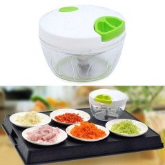 Mini Hachoir Manuel pour Légumes Très pratique VERT 400 ML