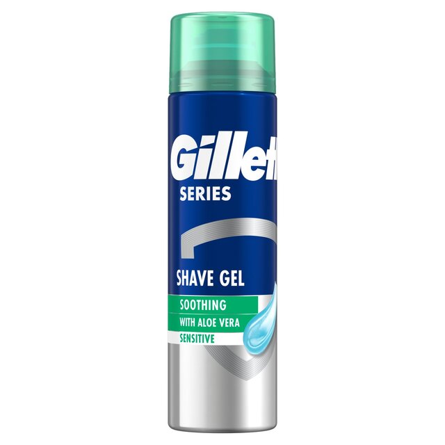 Gillette Gel A Raser Peaux Sensibles A L’aloe Vera Series 200ml