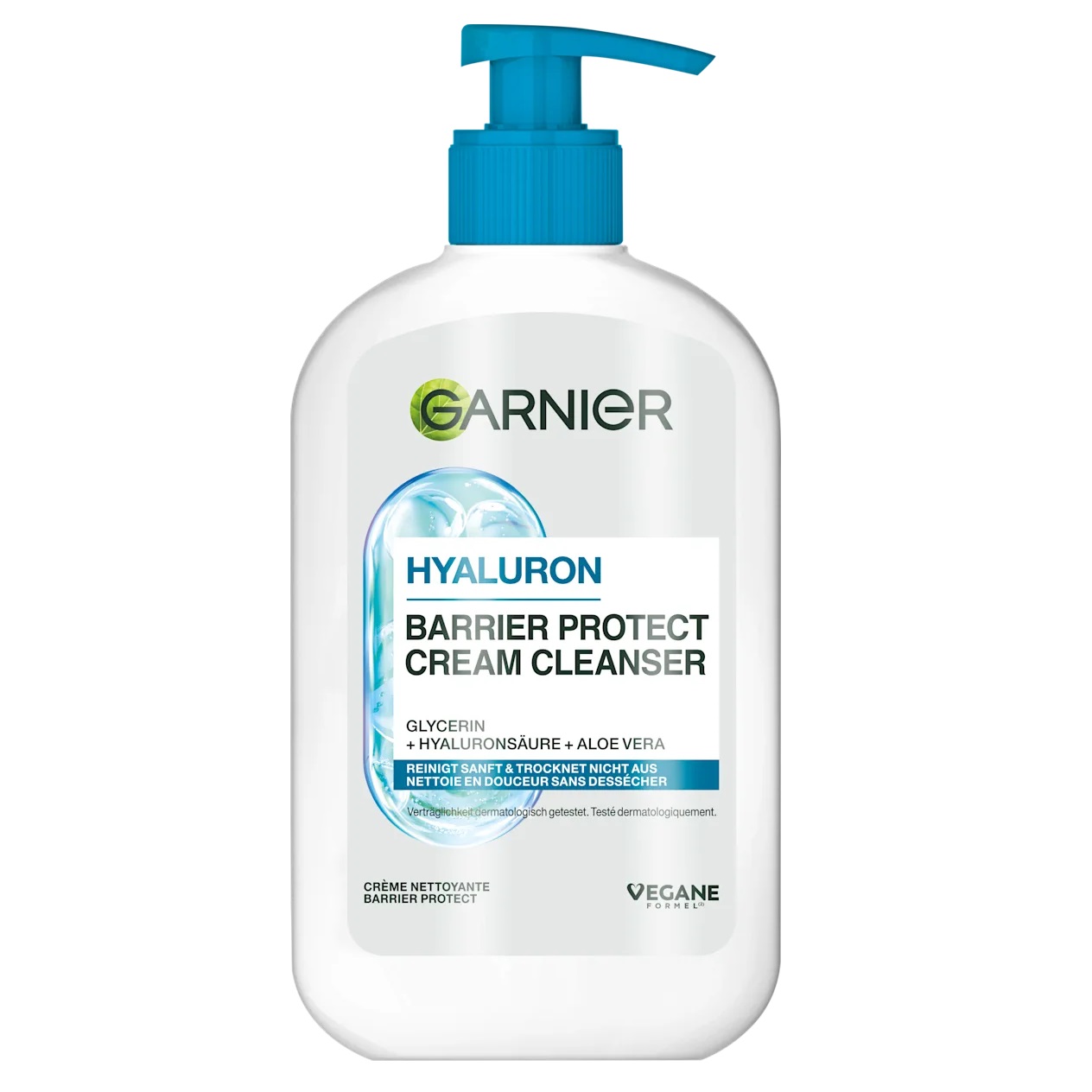 Garnier Crème Nettoyante Protectrice à l’Acide Hyaluronique 250 ml