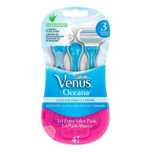Gillette Rasoirs Jetables Venus Oceana Femme 4 Rasoirs