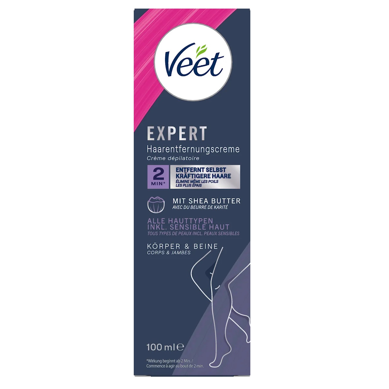 Veet Crème Dépilatoire Corps et Jambes 100 ml
