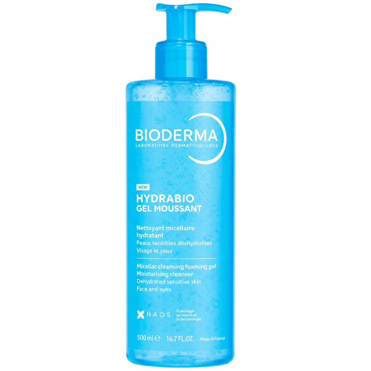 Bioderma Hydrabio Gel Moussant Nettoyant Micellaire Hydratant 24H 400ml