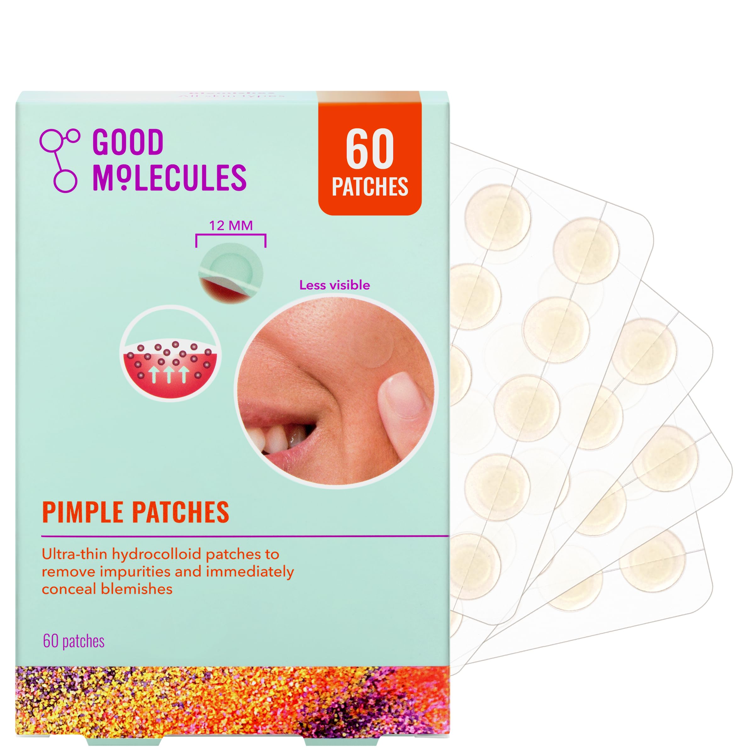 Good Molecules Patchs Ultra Fin Anti Boutons Tenaces 60 pièces