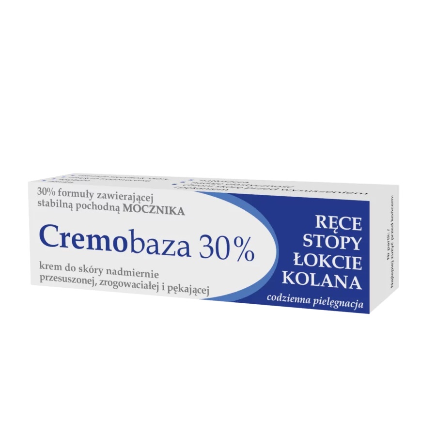 Farmapol Cremobaza 30 Crème à l’Urée 30 % Anti Sécheresse pour Pieds Mains et Coudes 30 g