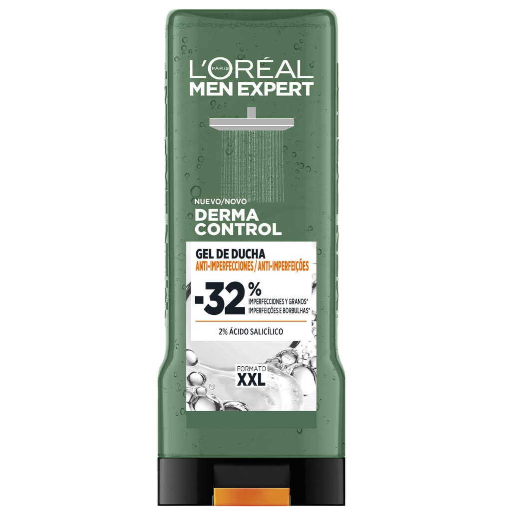 L’Oréal Men Expert Derma Control Gel Douche Anti Imperfections à l’Acide Salicylique 400 ml