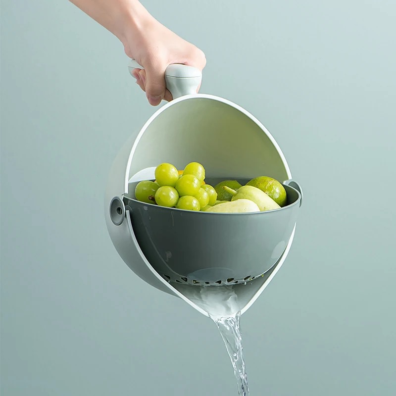 Panier égouttoir rotatif