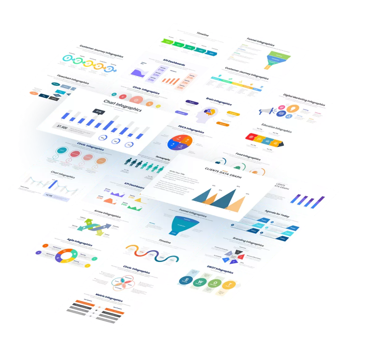 75 Maquettes de Présentation (+1000 slides)