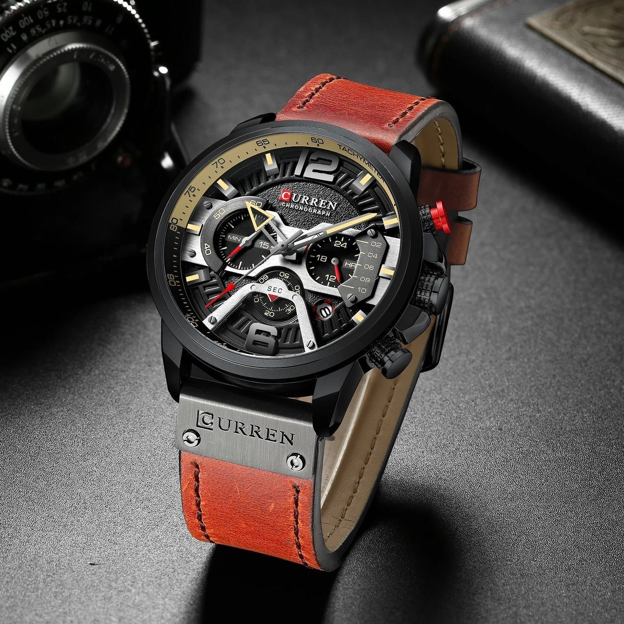 Montre Curren Premium Brown / Gold