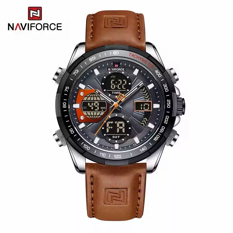 Montre Naviforce premium Marron