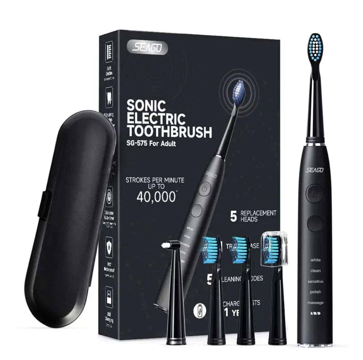 Brosse à dent électrique  + 5 têtes