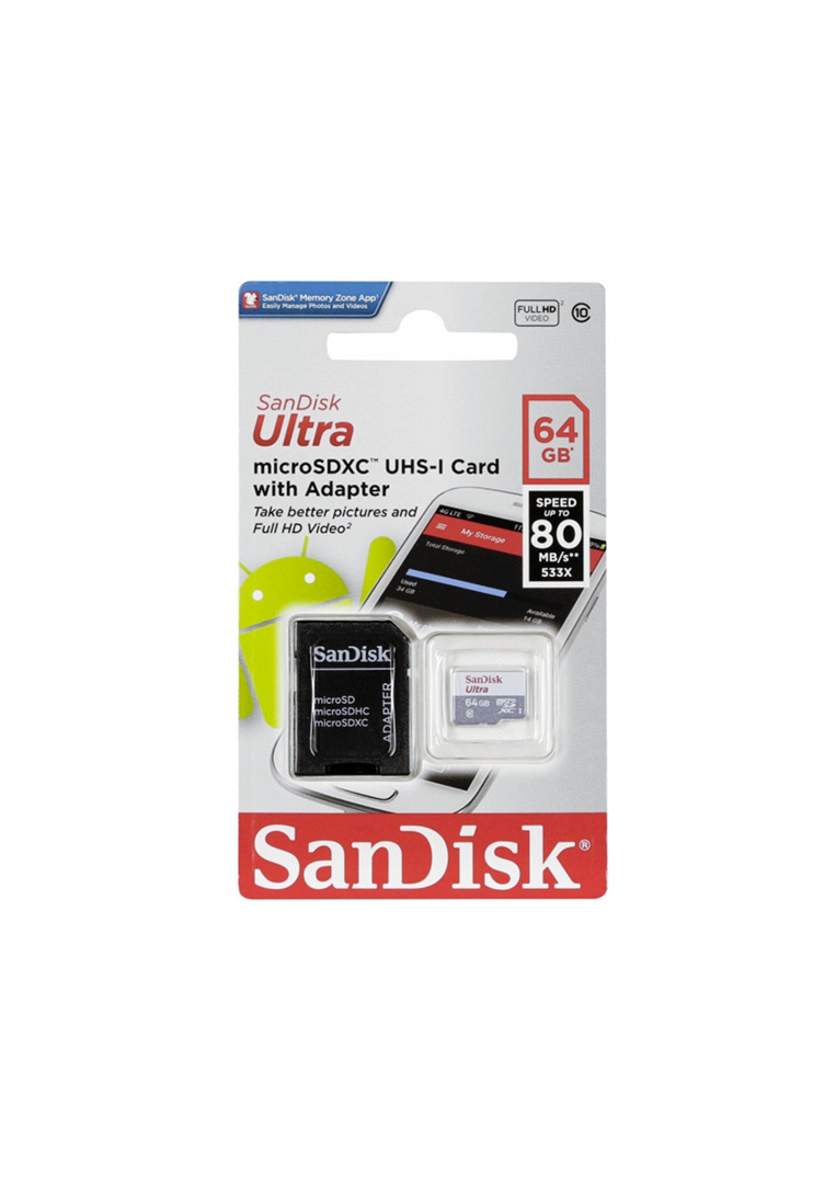 CARTE Mémoire SANDISK ULTRA 64
