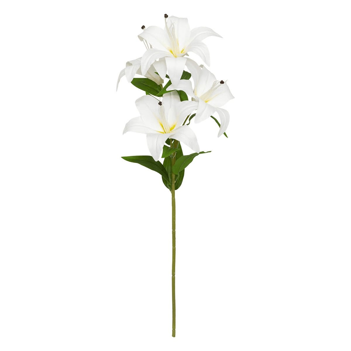 Tige de 4 lys artificiels "Jago" Blanc, H.80 cm - Discount Sénégal