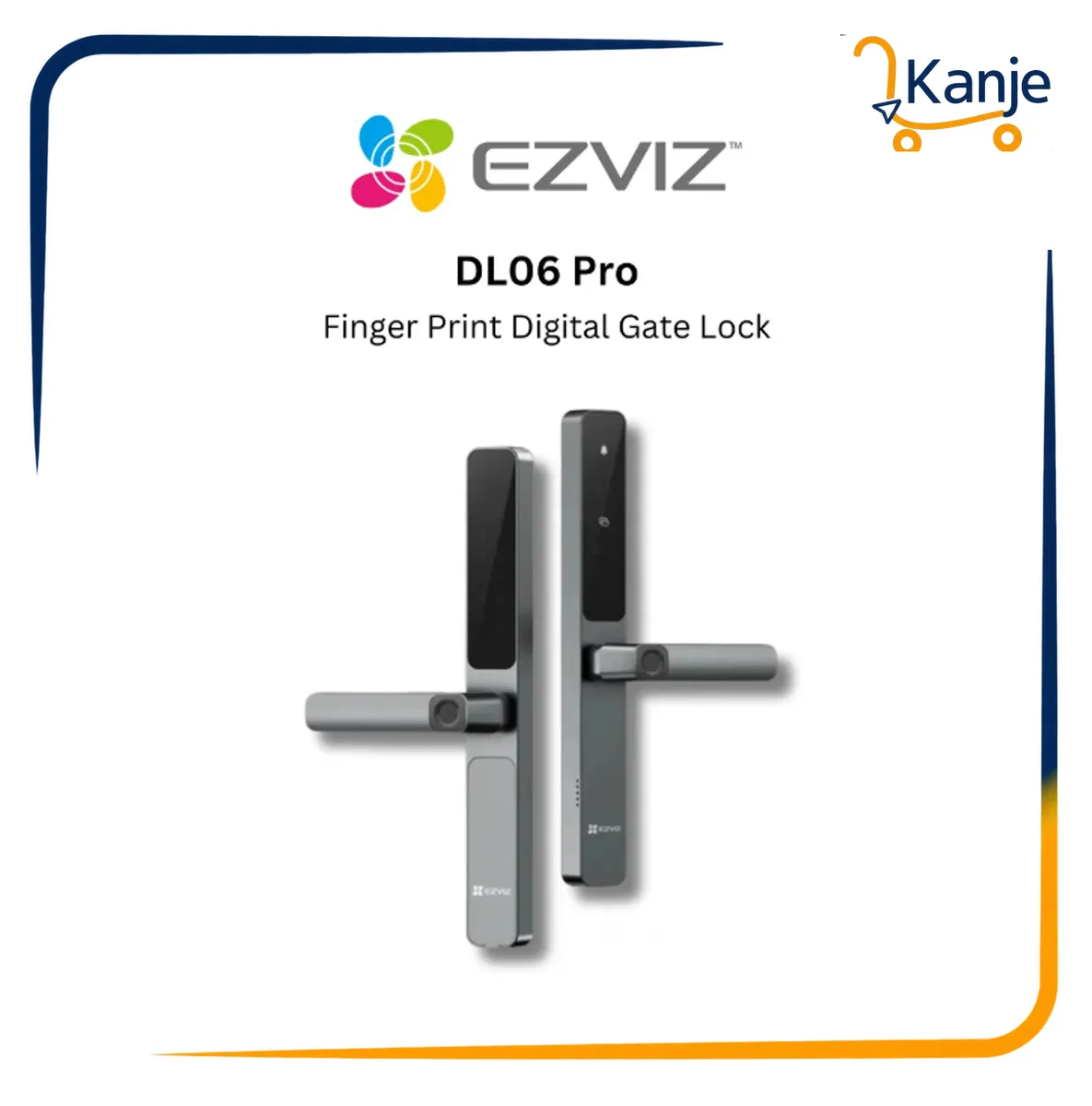 Serrure connectée avec empreinte digitale double face EZVIZ DL06 Pro