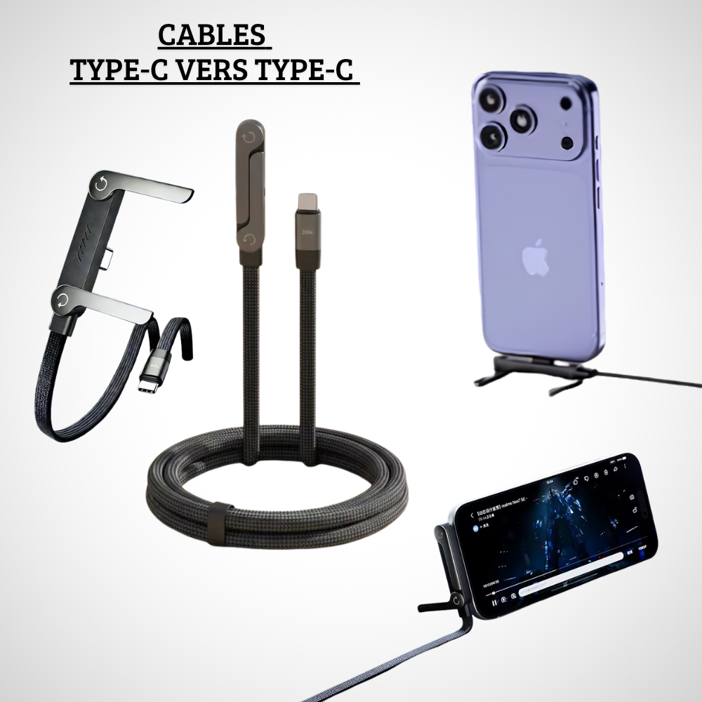 Câble Type-C vers Type-C Confort