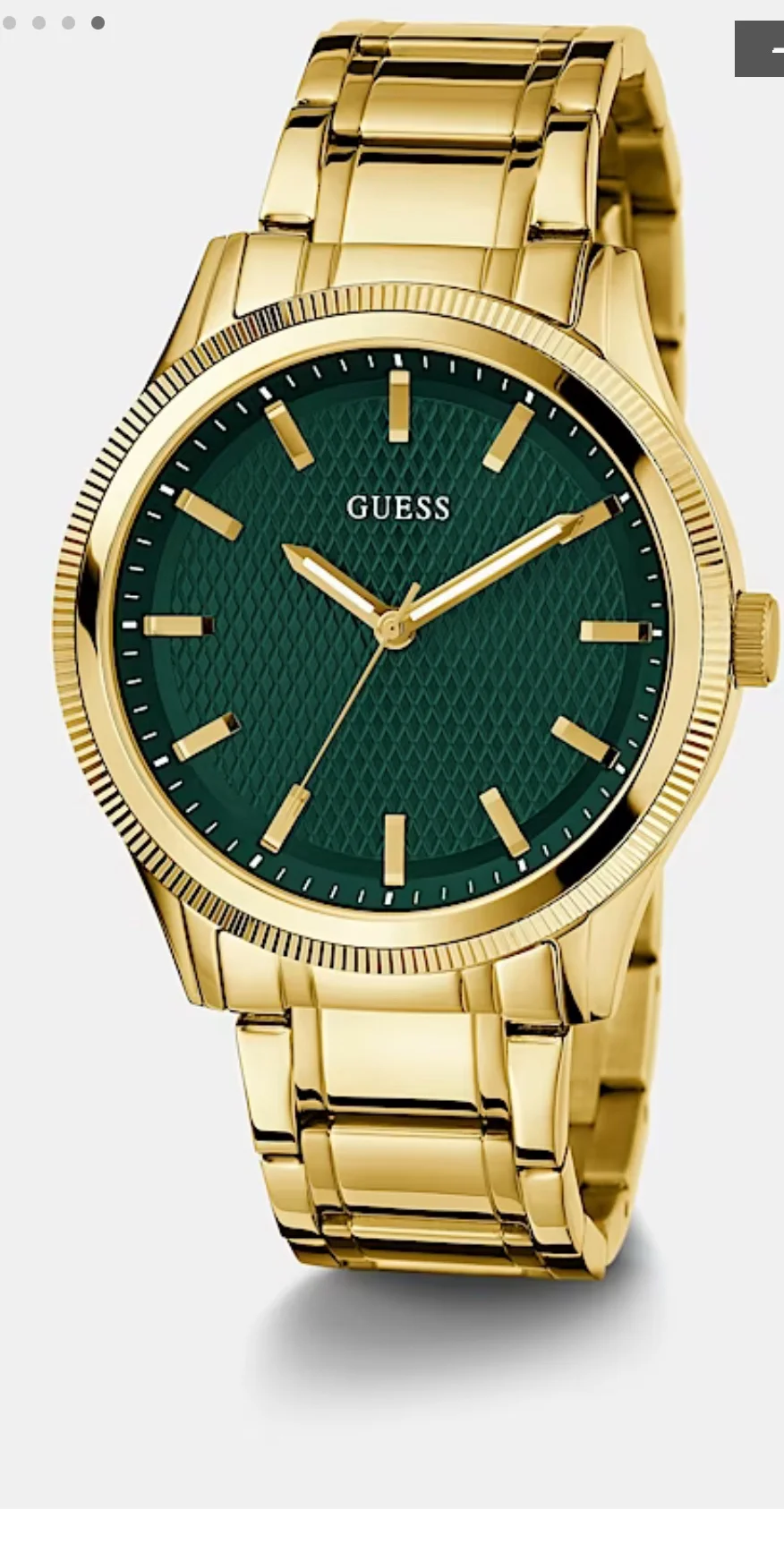 GUESS Montre analogique en acier inoxydable
