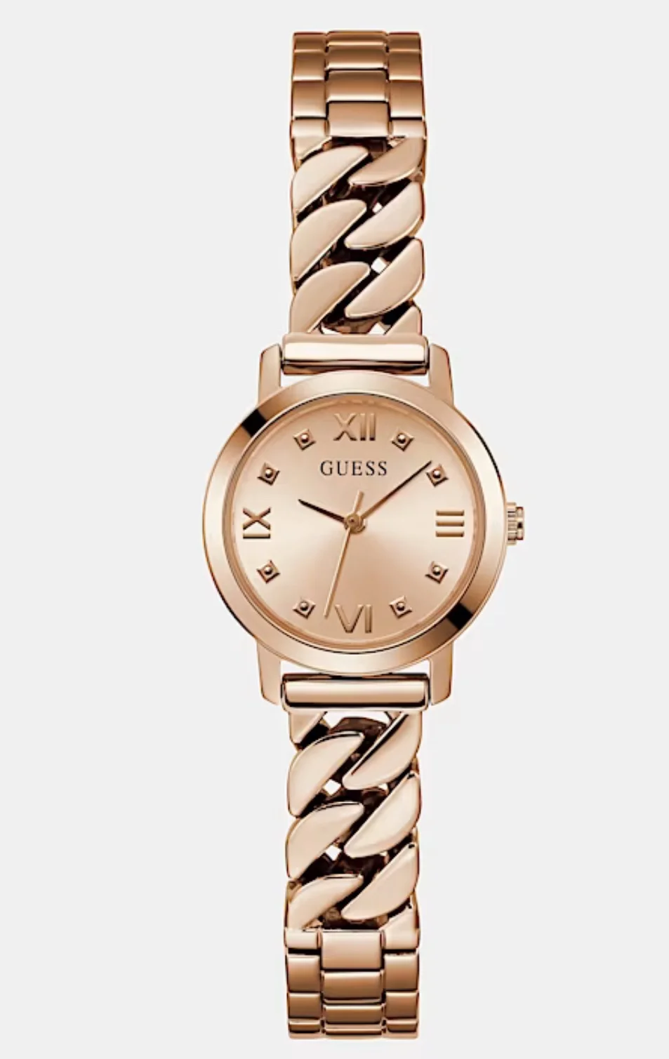 GUESS Montre analogique en acier recyclé 25 mm Code# GW0867FLSWC