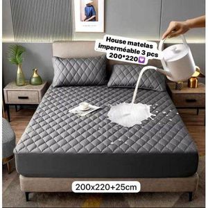 Drap housse lit imperméable protège matelas 3 places