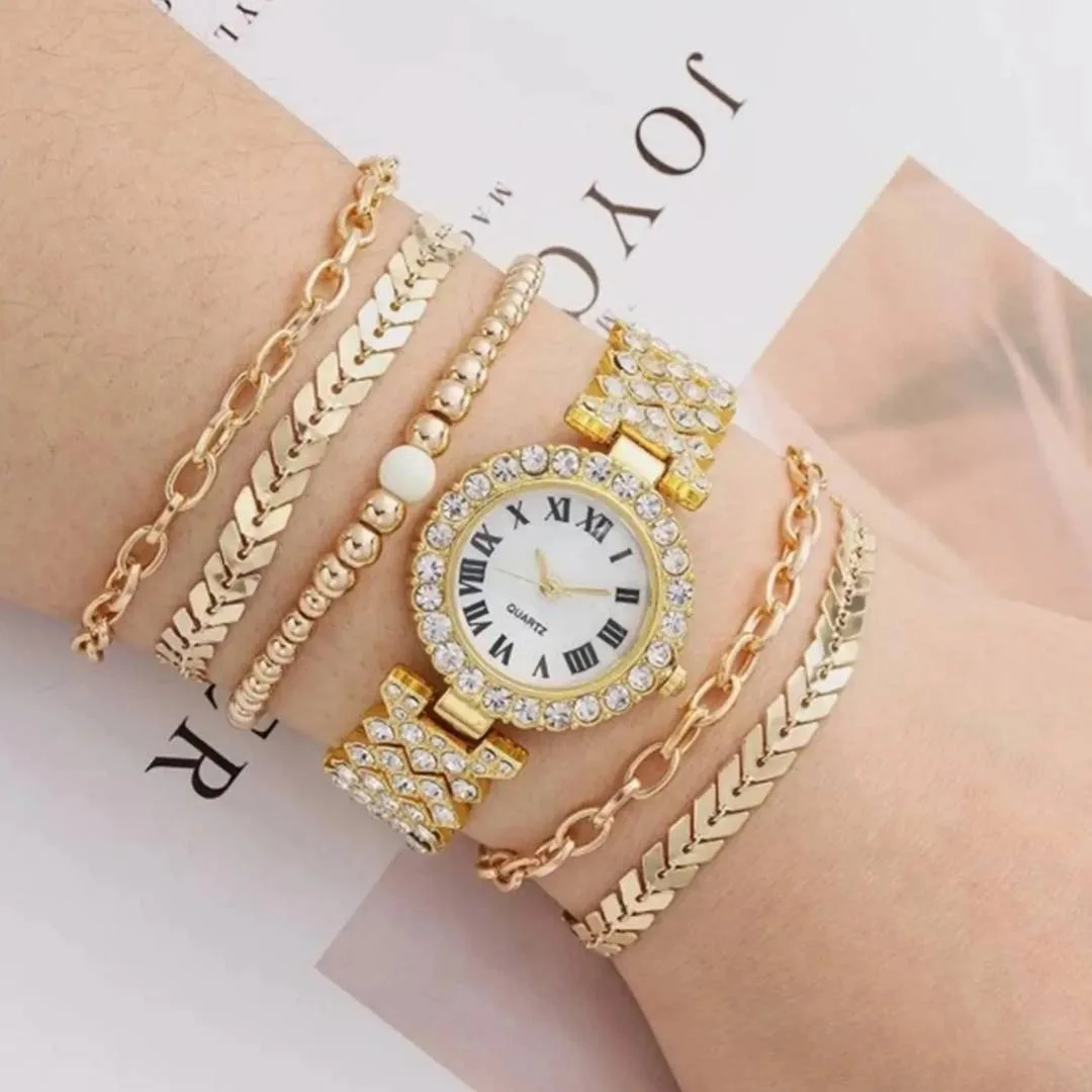 MONTRE & 5 BRACELETS